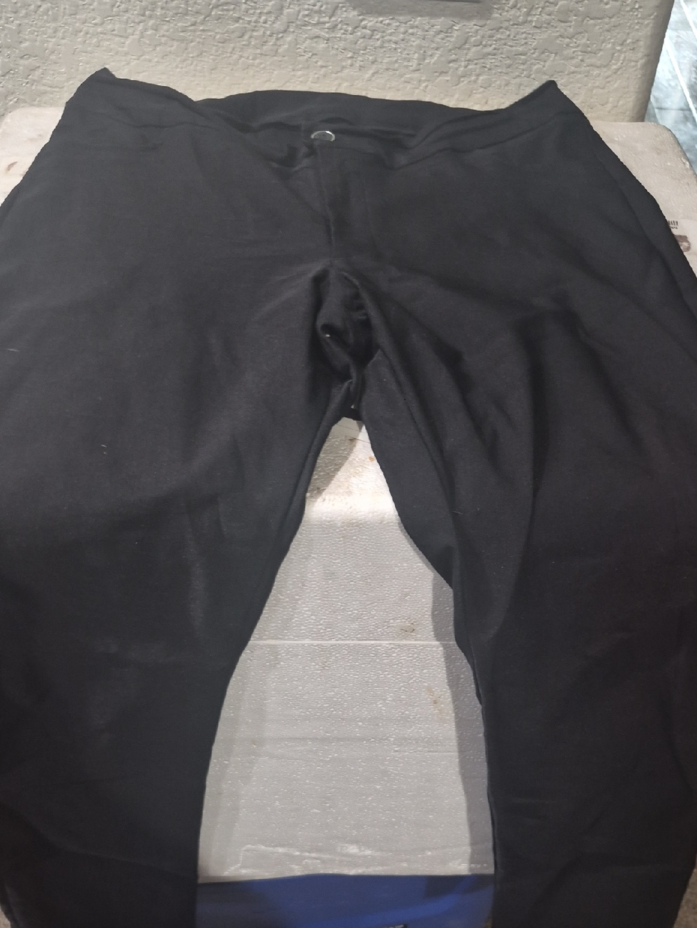 Men's Black Stretch Knit Pants